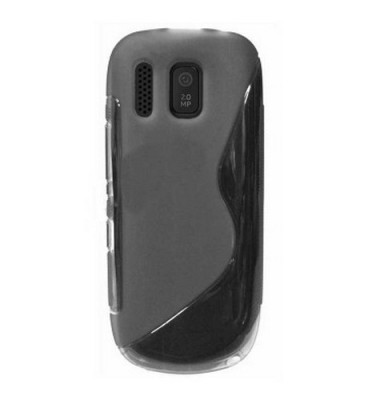 Силиконови гърбове Силиконови гърбове за Nokia Силиконов гръб ТПУ S-Case Nokia Asha 202 черен